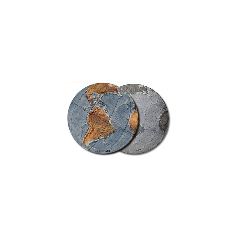 Globe Columbus Duo Alba Acier inoxydable (matte) 40cm