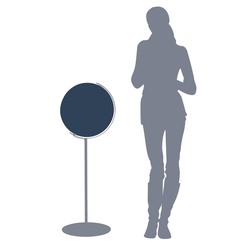 Columbus ROYAL 224076 - Globe 40 cm sur pied laiton