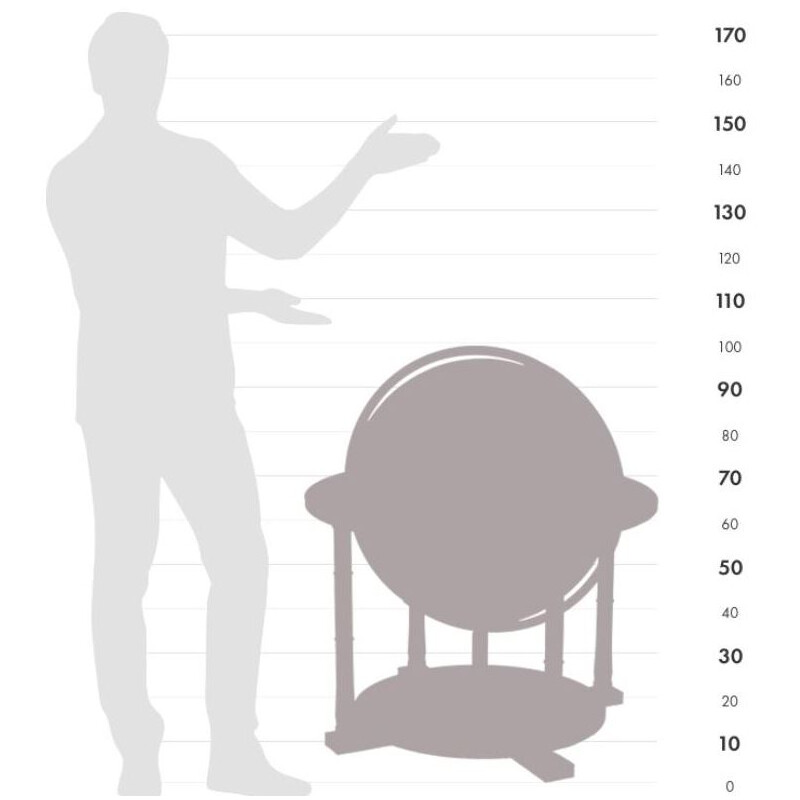 Globe sur pied Zoffoli living Aries 60cm