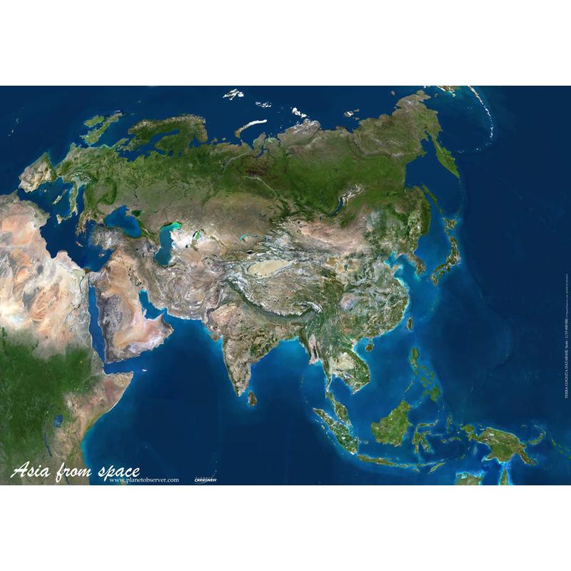 Planet Observer Planète Observer Asie-carte