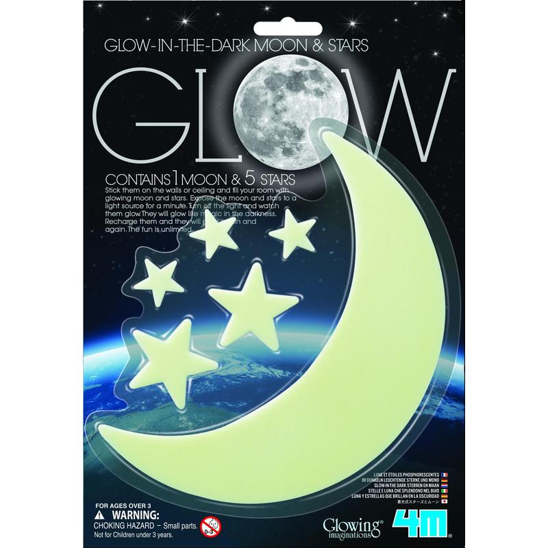 HCM Kinzel Lune et étoiles (petites) Glow