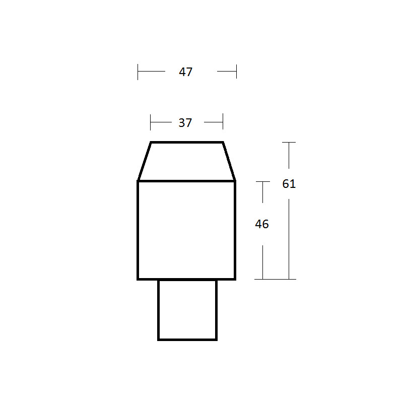 Omegon Adaptateur pour projection 2'' avec filetage T2