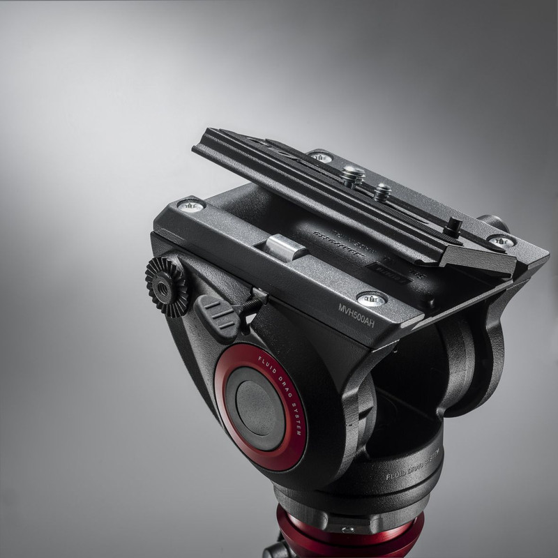 Manfrotto Tête fluide vidéo MVH500AH avec base plate