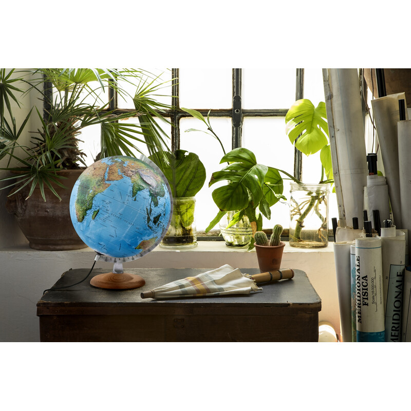 Globe à relief Atmosphere R4 Silver 30cm