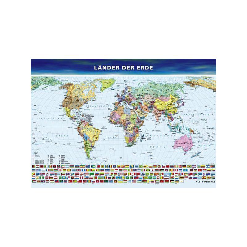 Klett-Perthes Verlag Weltkarte Die Länder der Erde