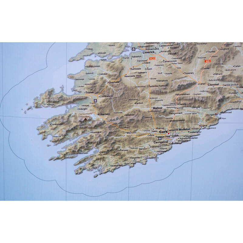 Carte géographique GeoMetro United Kingdom (100 x 140 cm)