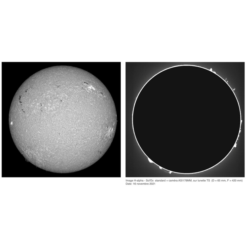 Shelyak Optisches Set für den Spektroheliographen Sol'Ex