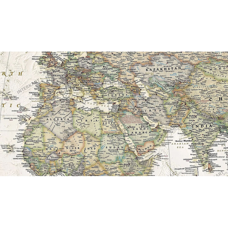 Mappemonde National Geographic Executive (117x76cm)