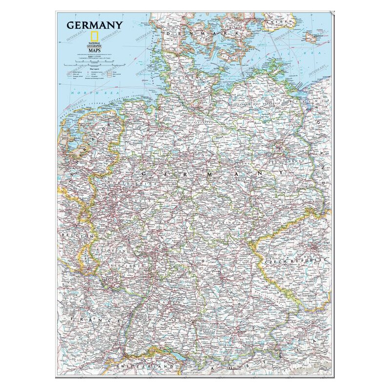 National Geographic Allemagne-carte