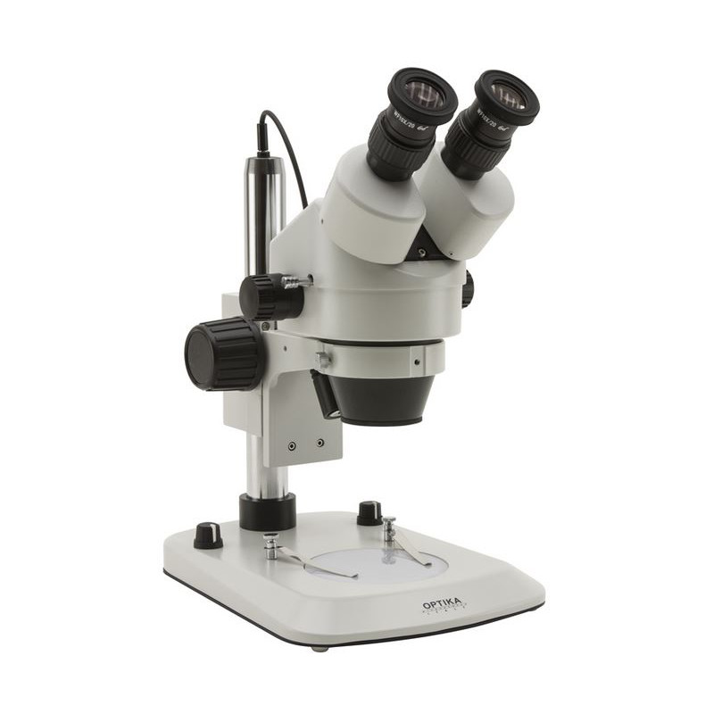 Microscope stéréo zoom Optika SZM-LED1, binoculaire, 7x-45x