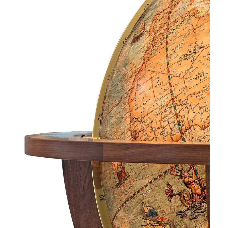 Globe sur pied Columbus Imperial Vintage 100cm (English)