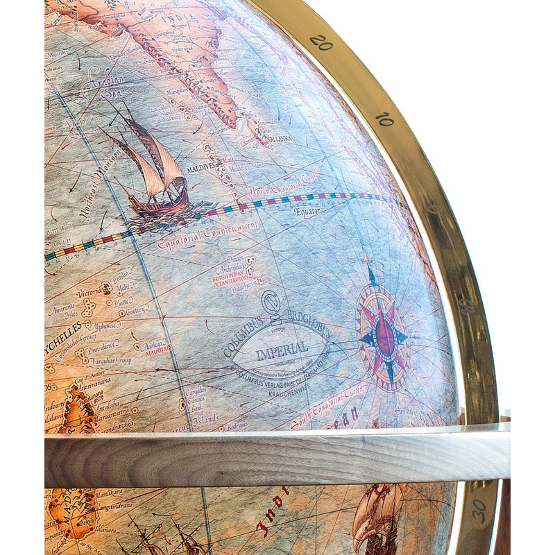 Globe sur pied Columbus Imperial Vintage 100cm (English)