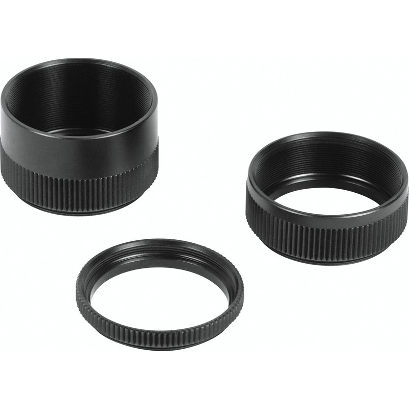 Tube allonge Orion Kit de bagues d'extension T2, longueurs du chemin optique: 5mm, 10mm, 25mm