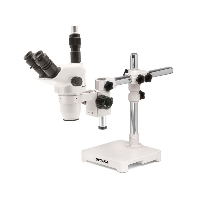 Microscope stéréo zoom Optika SZN-8 , trino, 7x-45x, longue distance de travail