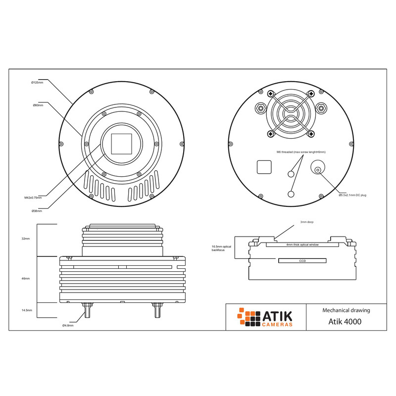 Atik Kamera 4000 Mono