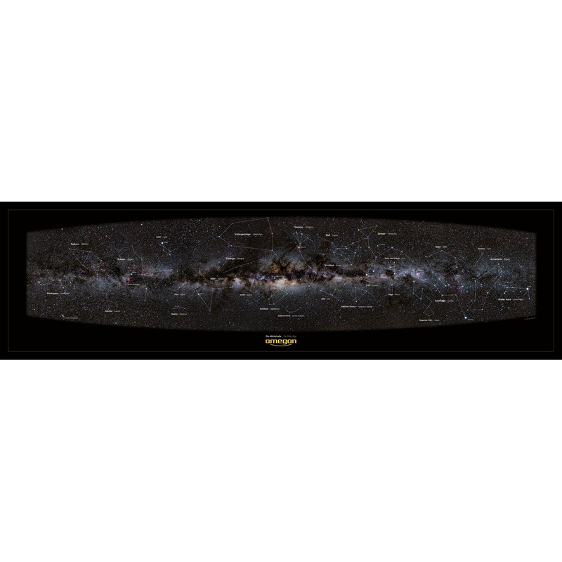 Affiche Omegon Poster panoramique de La Voie Lactée