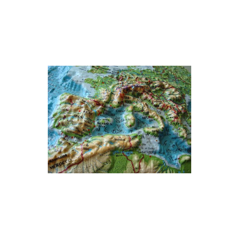 geo-institut Globe terrestre en relief 65cm