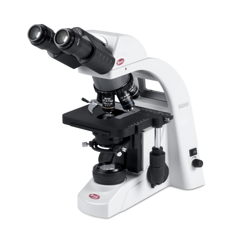 Microscope Motic BA310E, bino, infinity, EC- plan, achro, 40x - 400x, Hal