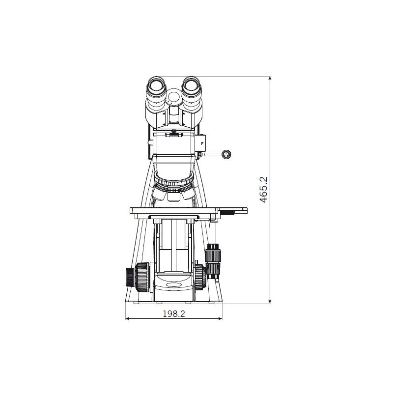 Motic Microscope trinoculaire BA310 MET