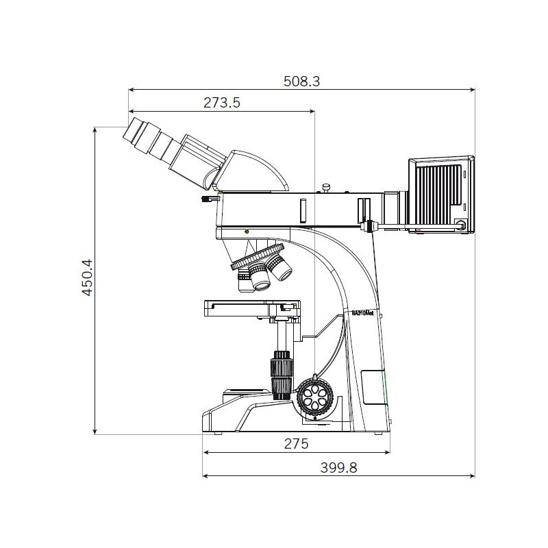 Motic Microscope binoculaire BA310 MET