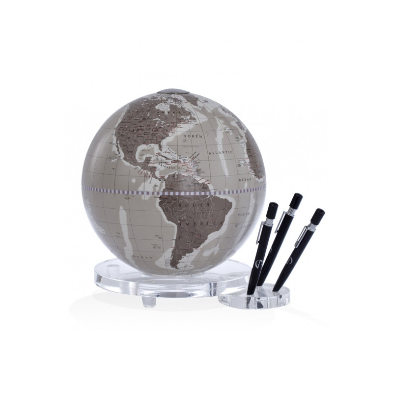 Zoffoli living Zoffoli globe de table Balance warm grey avec porto-plume 22cm