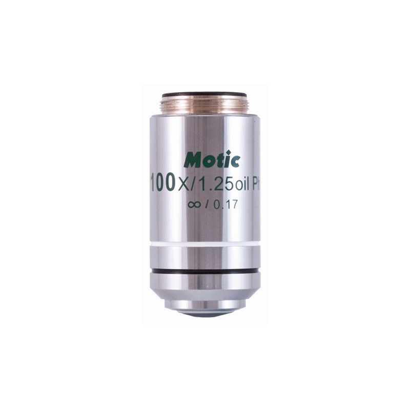 Motic CCIS Plan achromat. Phasenobjektiv positiv EC-H PL 100x/1.25 (Feder, Öl) (AA=0.15mm)