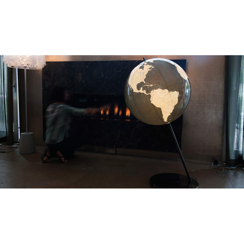 Globe sur pied Columbus Black Series 60cm