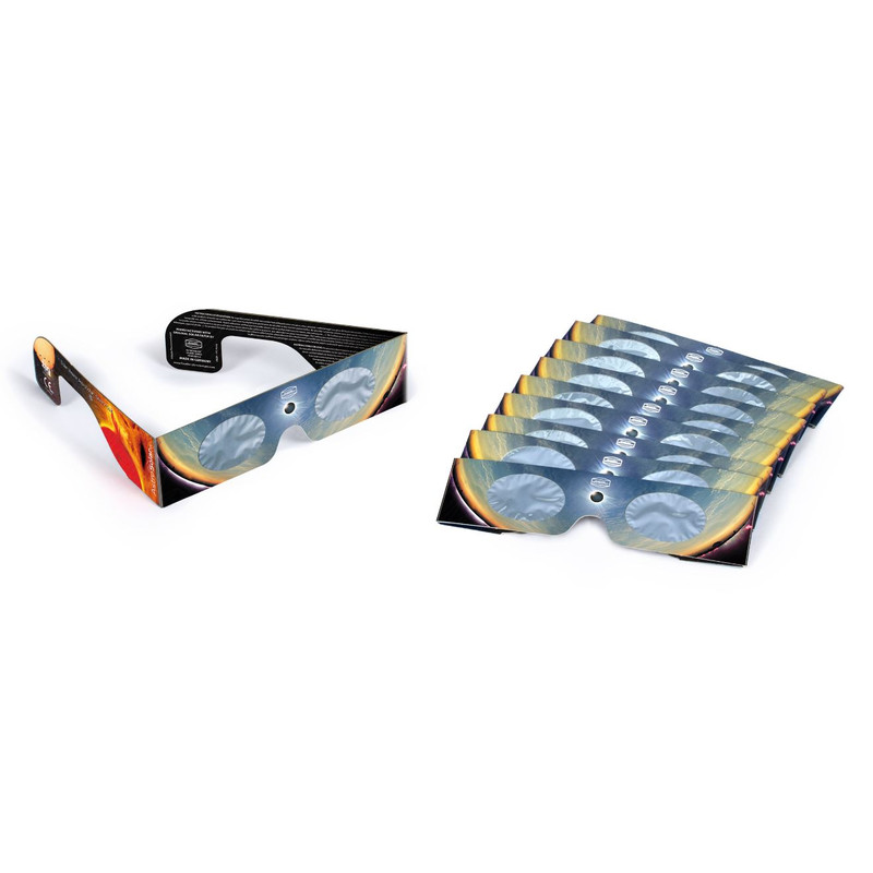 Lunettes pour éclipse solaire Baader Sonnenfinsternis-Brille Sofi Solar Viewer AstroSolar® Silver/Gold 10 Stück