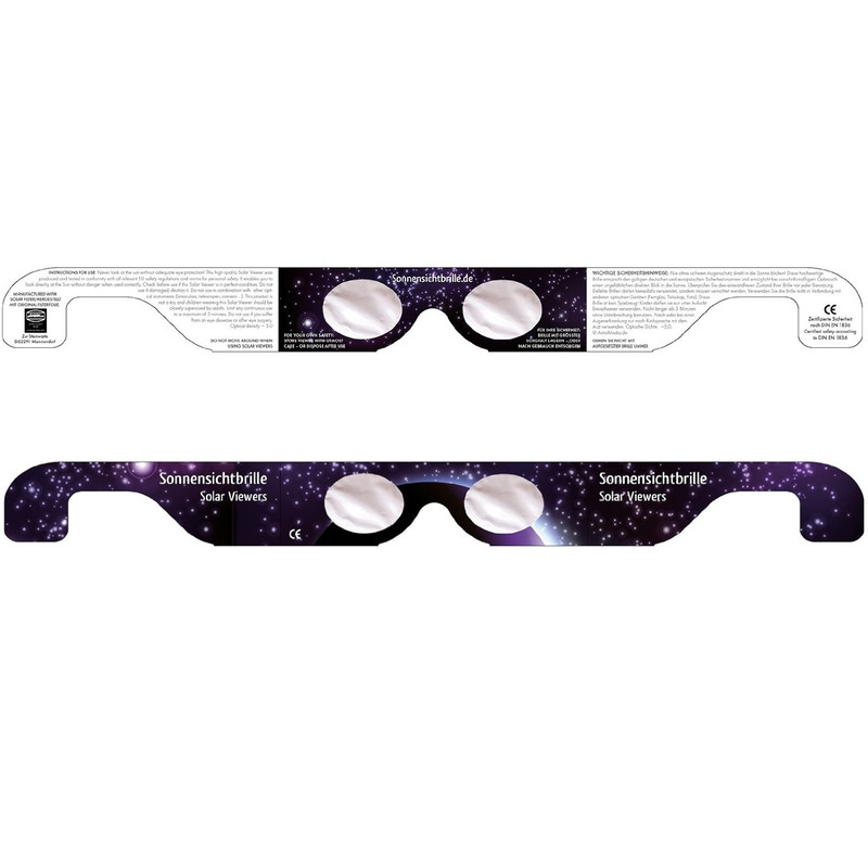 Baader Sonnenfinsternis-Brille Sonnensichtbrille - Sonnenfinsternisbrille - Sofi-Brille, 10 Stück