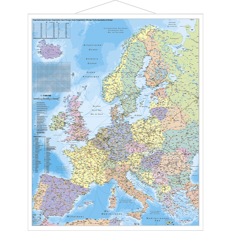 Stiefel Carte politique de l'Europe