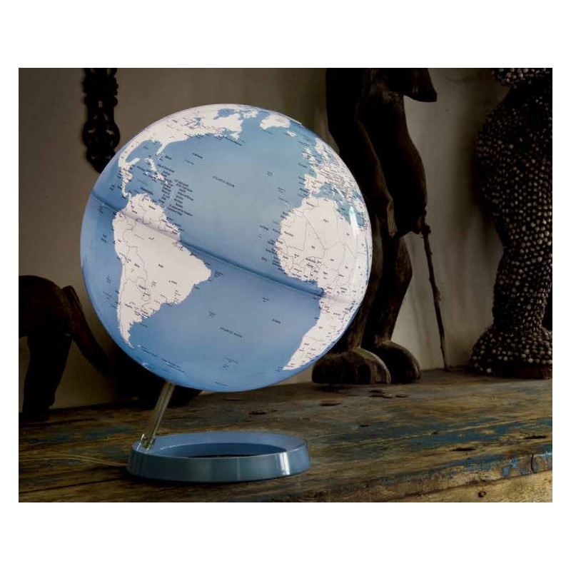 Räthgloben Globe lumineux 1917, couleur azur 30cm