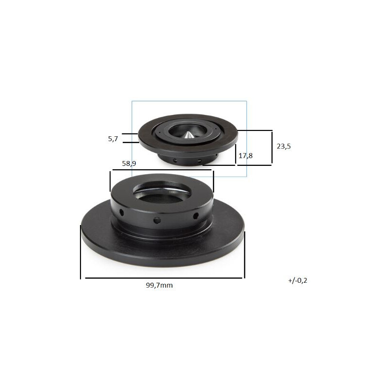 Euromex Dispositif de fond noir DZ.9040 pour DZ.5040