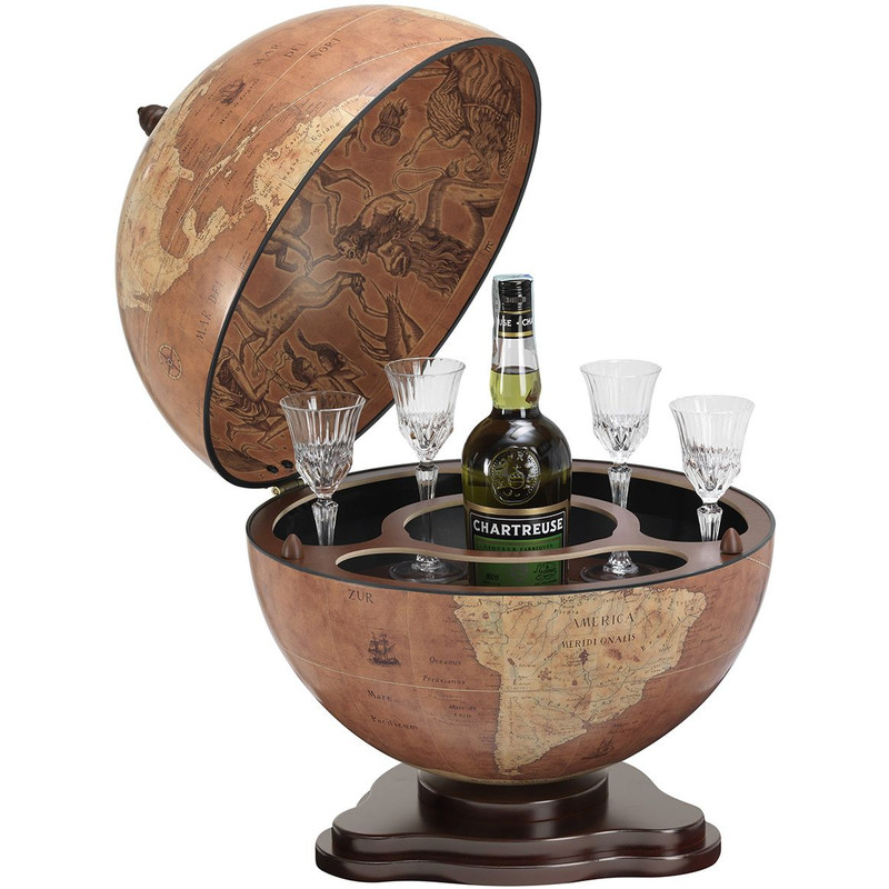 Globe de bar Zoffoli living Galileo Rust 40cm