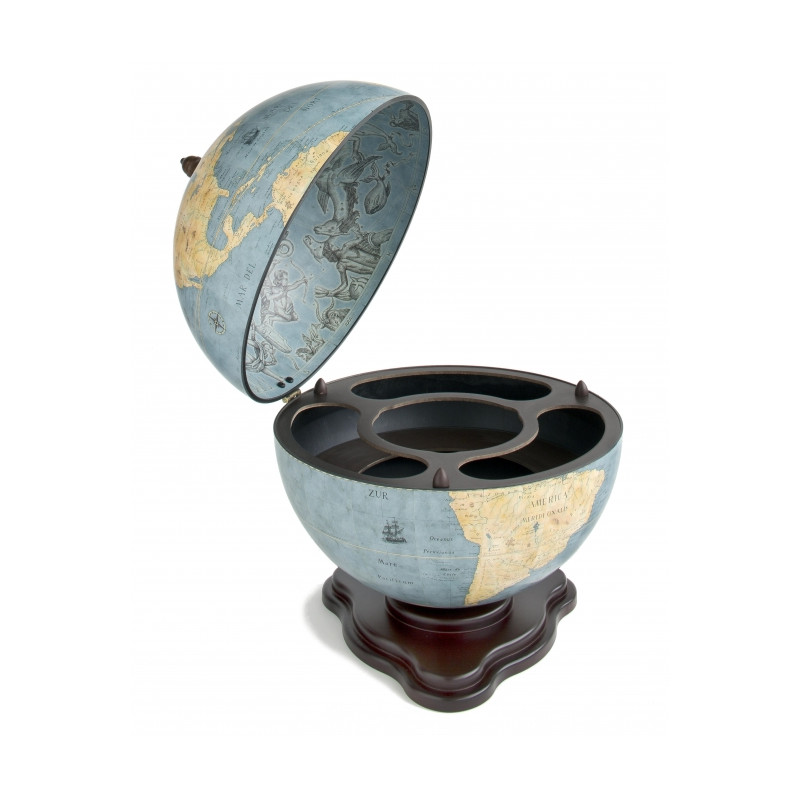 Globe de bar Zoffoli living Galileo Blue Dust 40cm