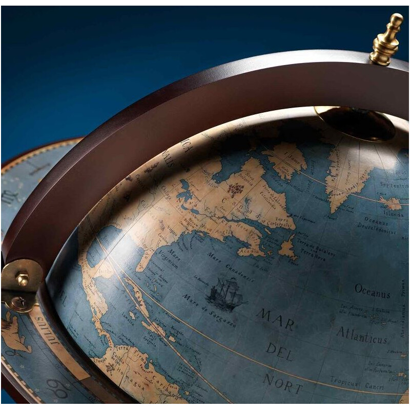 Globe sur pied Zoffoli living Da Vinci Blu Dust 40cm