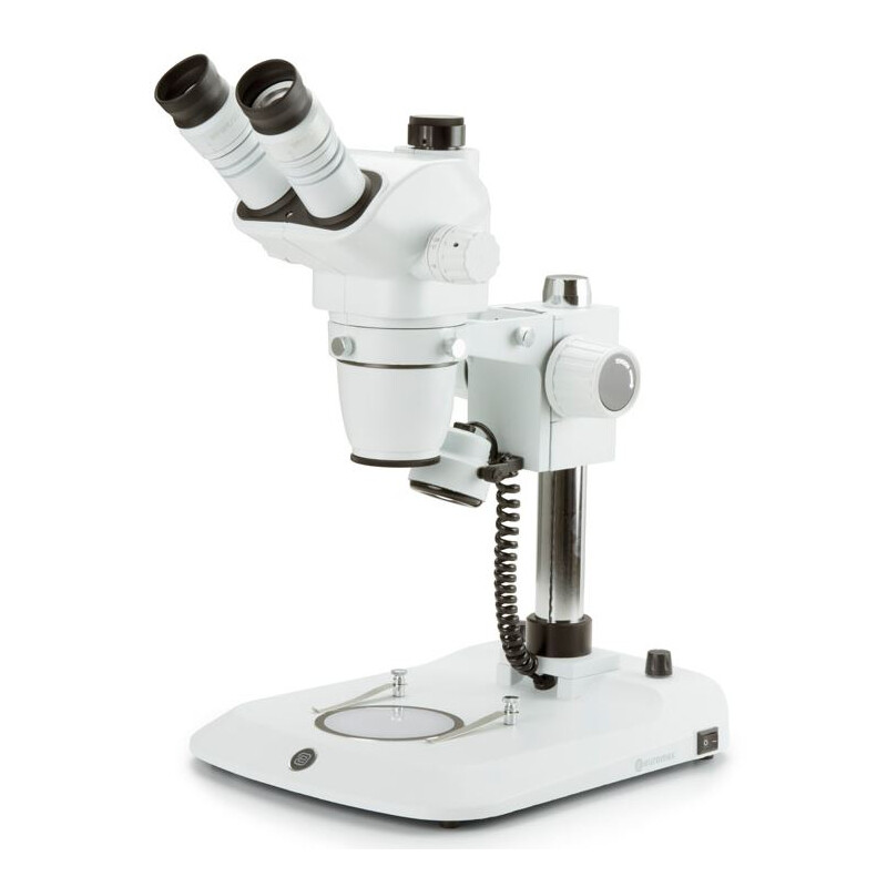 Euromex Zoom-Stereomikroskop NexiusZoom ESD, NZ.1903-P-ESD; Säulenstativ,  6.7x-45x, trino