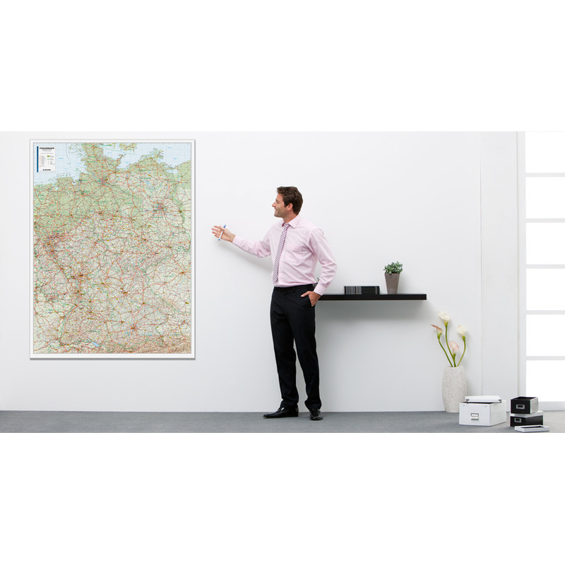 Bacher Verlag Carte routière Allemagne 1:500.000 laminée