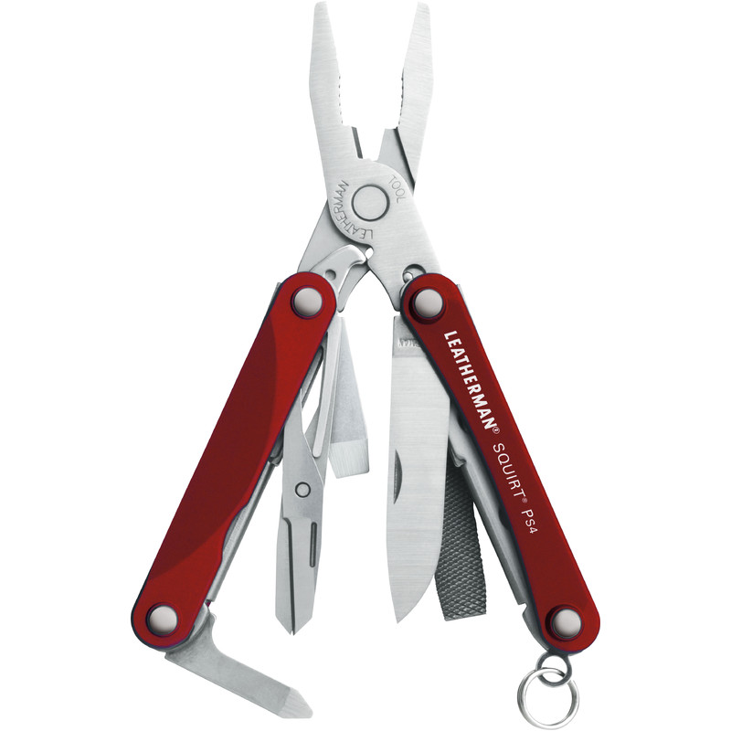 Multi-tool Leatherman Multitool SQUIRT PS4 Red