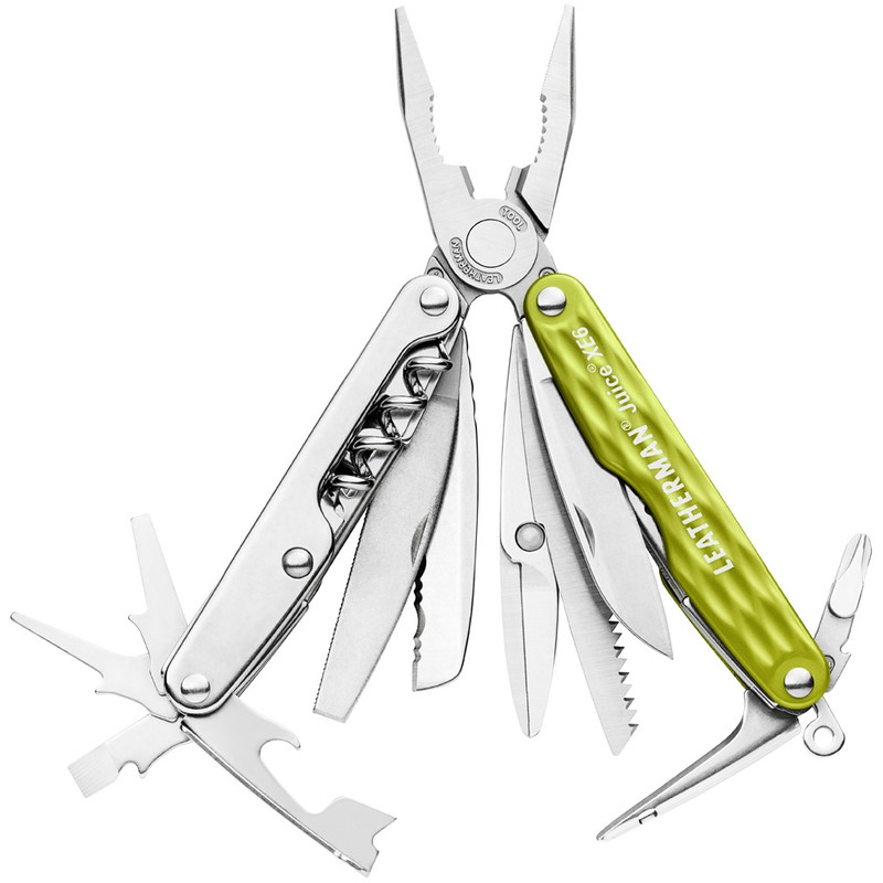 Multi-tool Leatherman Multitool JUICE XE6 Moss-Yellow