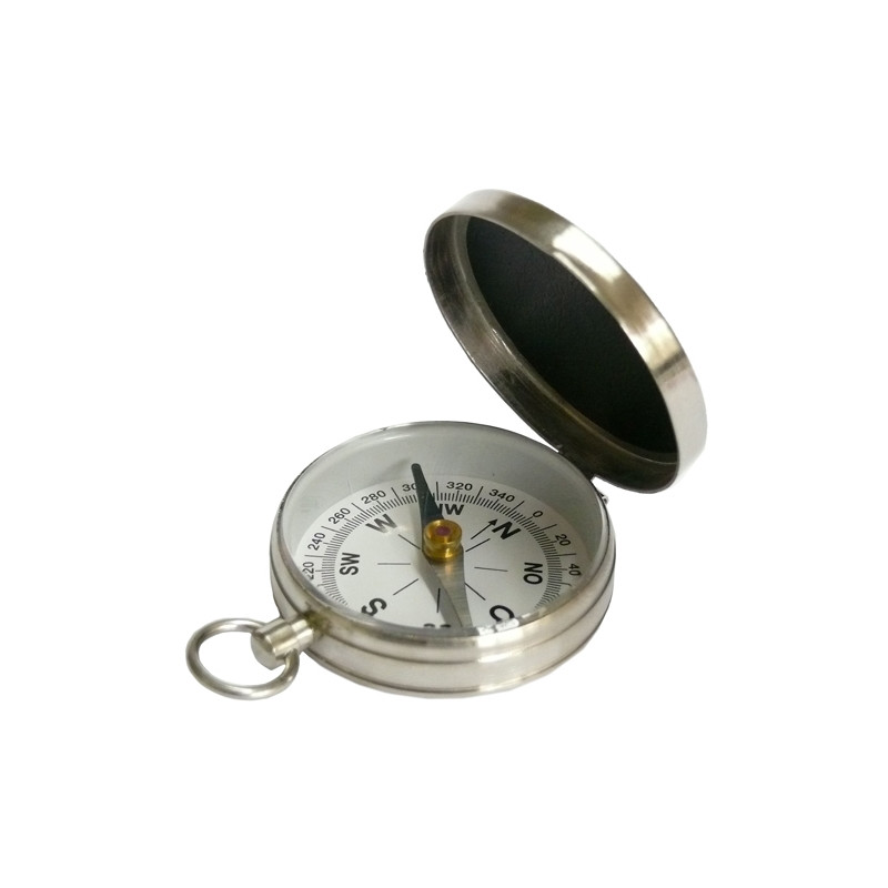 K+R Taschenkompass ORBIT NICKEL