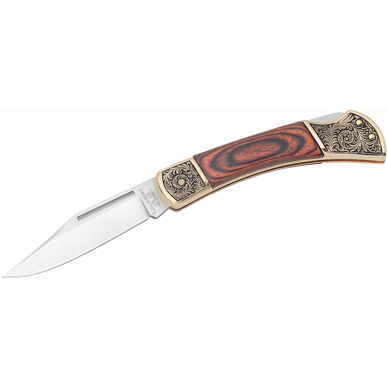 Couteaux Herbertz Couteau de poche, manche en bois de Pakka, N° 205811