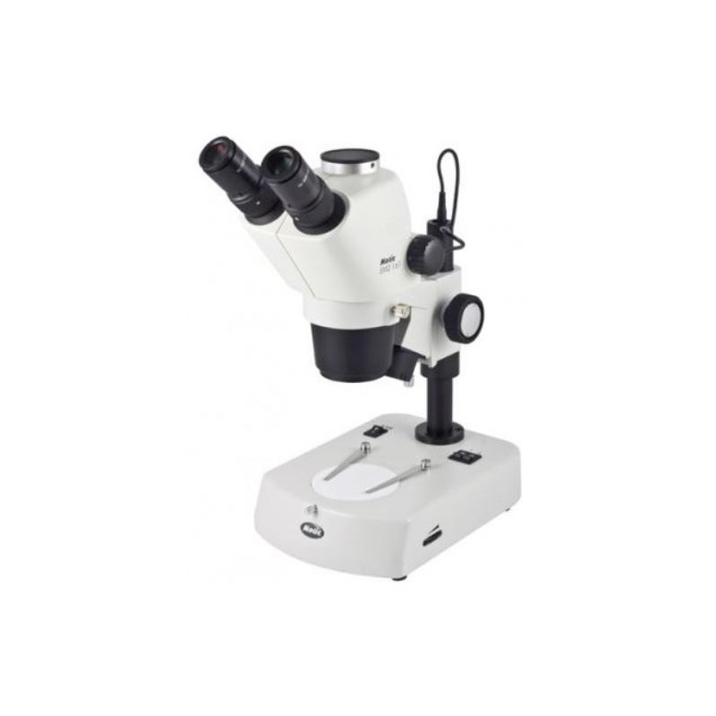 Microscope stéréo zoom Motic SMZ-161-TLED, trinoculaire