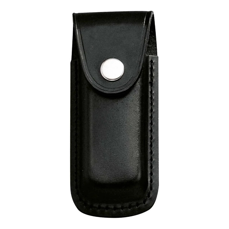 Herbertz Étui en cuir pour Couteau de poche 2649110, noir, pour 11 cm