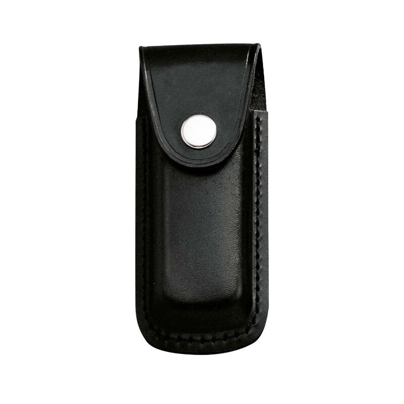 Herbertz Étui en cuir pour Couteau de poche 2649130, noir, pour 13 cm