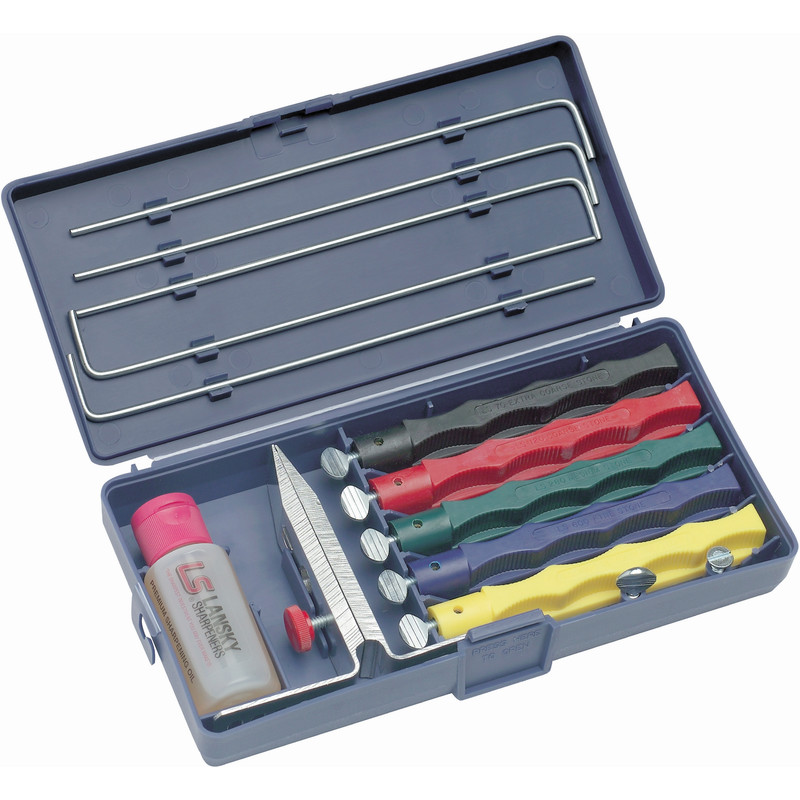 Lansky Sharpeners Coffret d'affûtage Lanksy de Luxe avec 5 pierres