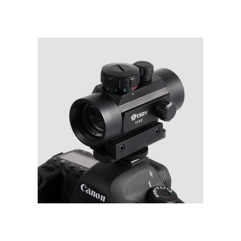 ASToptics Chercheur point rougr avec adaptateur pour griffe de DSLR