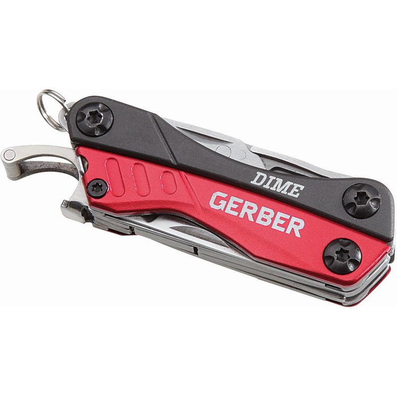 Gerber Mini-Multitool DIME grau-rot