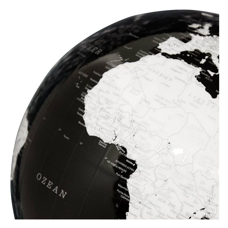 Globe Columbus Artline black Swarovski Zirkonia 36cm