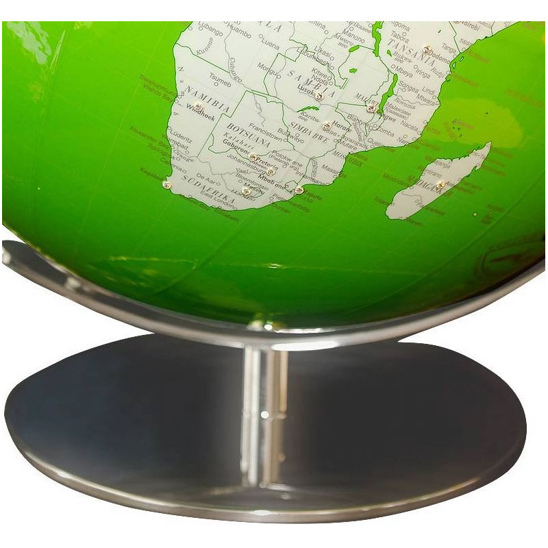 Globe Columbus Artline green Swarovski Zirkonia 34cm