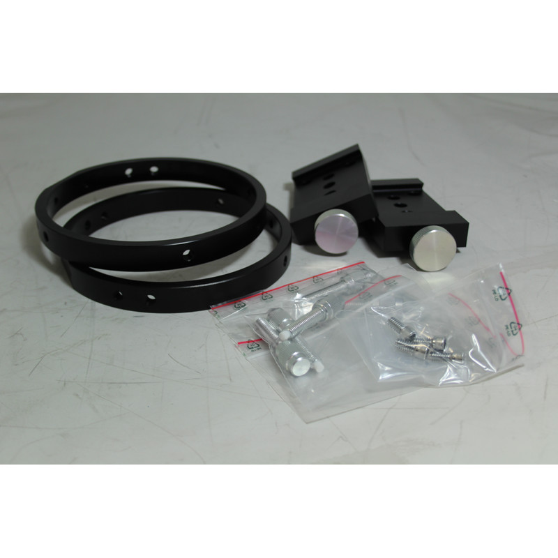 Colliers Omegon 150 mm avec pinces 2" pour optique de guidage